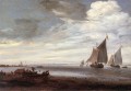 Paisaje marino del barco fluvial Playa Salomon van Ruysdael